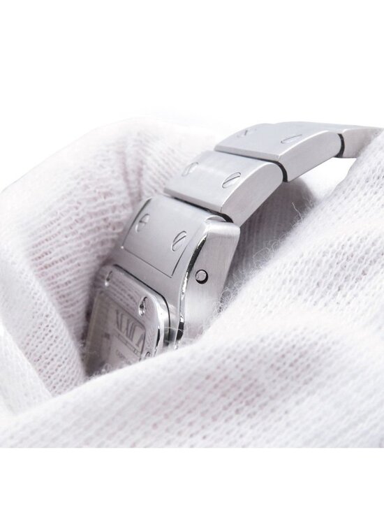 Cartier Santos Galbe SM Watch Ivory Dial Quartz main image 4